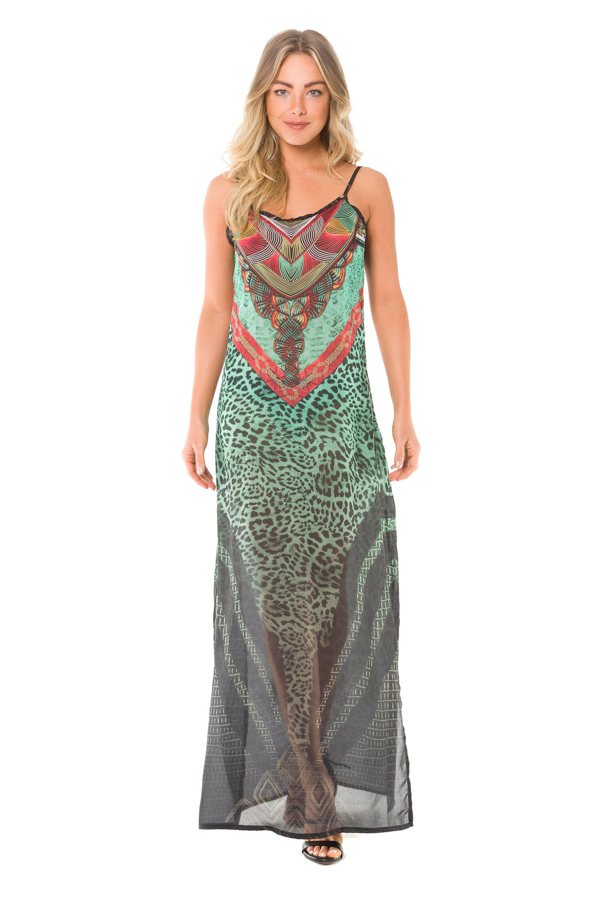 Africa Long Dress - Lybethras Swimwear