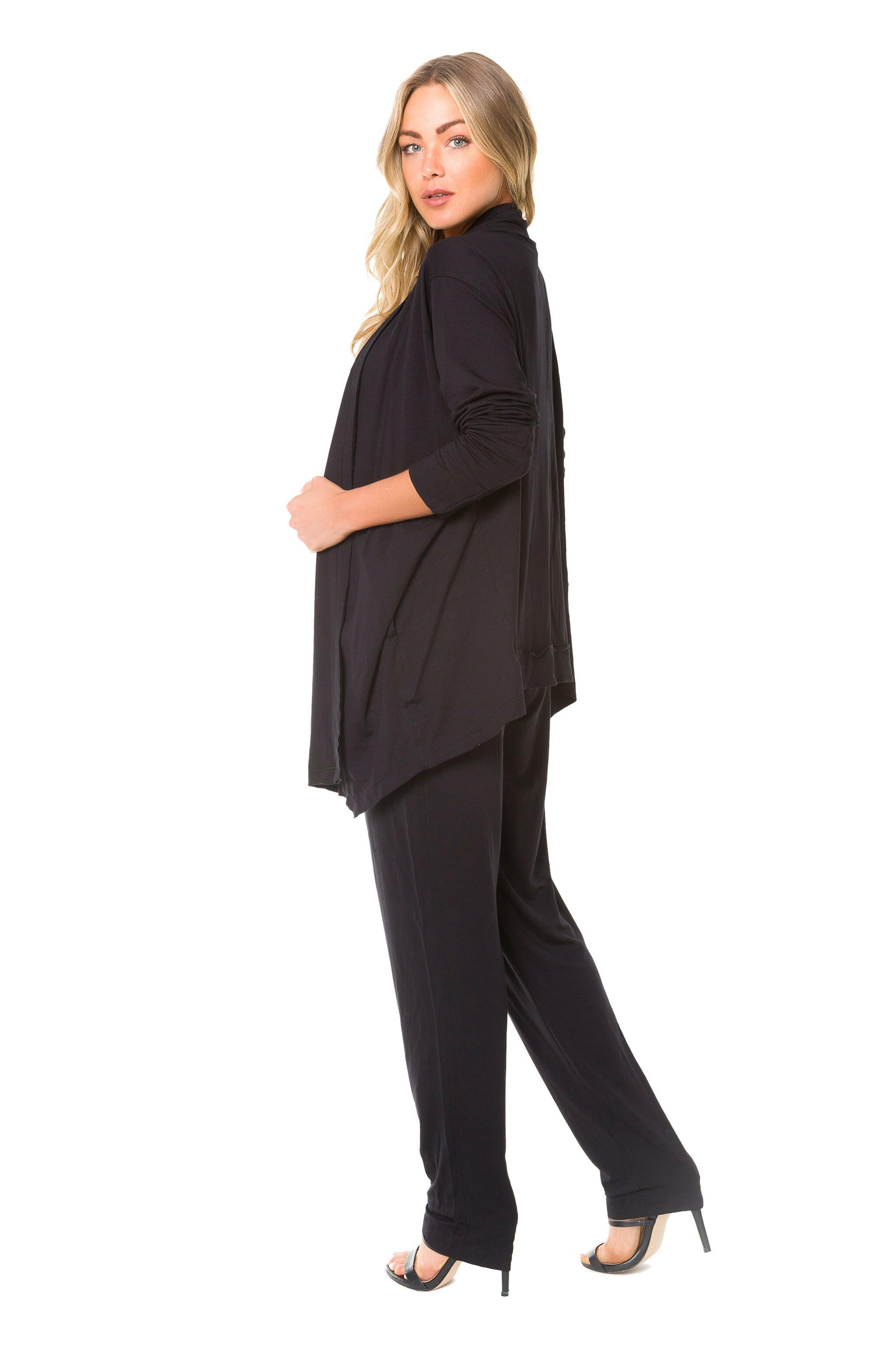 Camilla Black Pants - Lybethras Swimwear