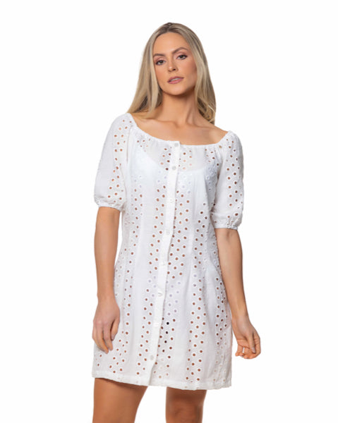 Sofie white dress - Lybethras Swimwear 