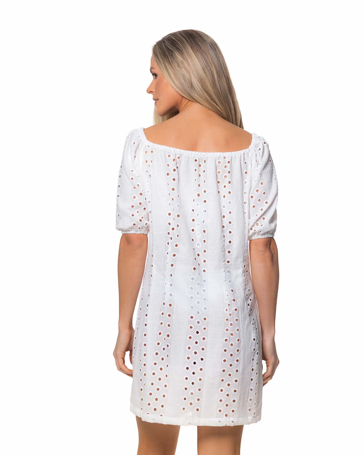 Sofie white dress - Lybethras Swimwear 