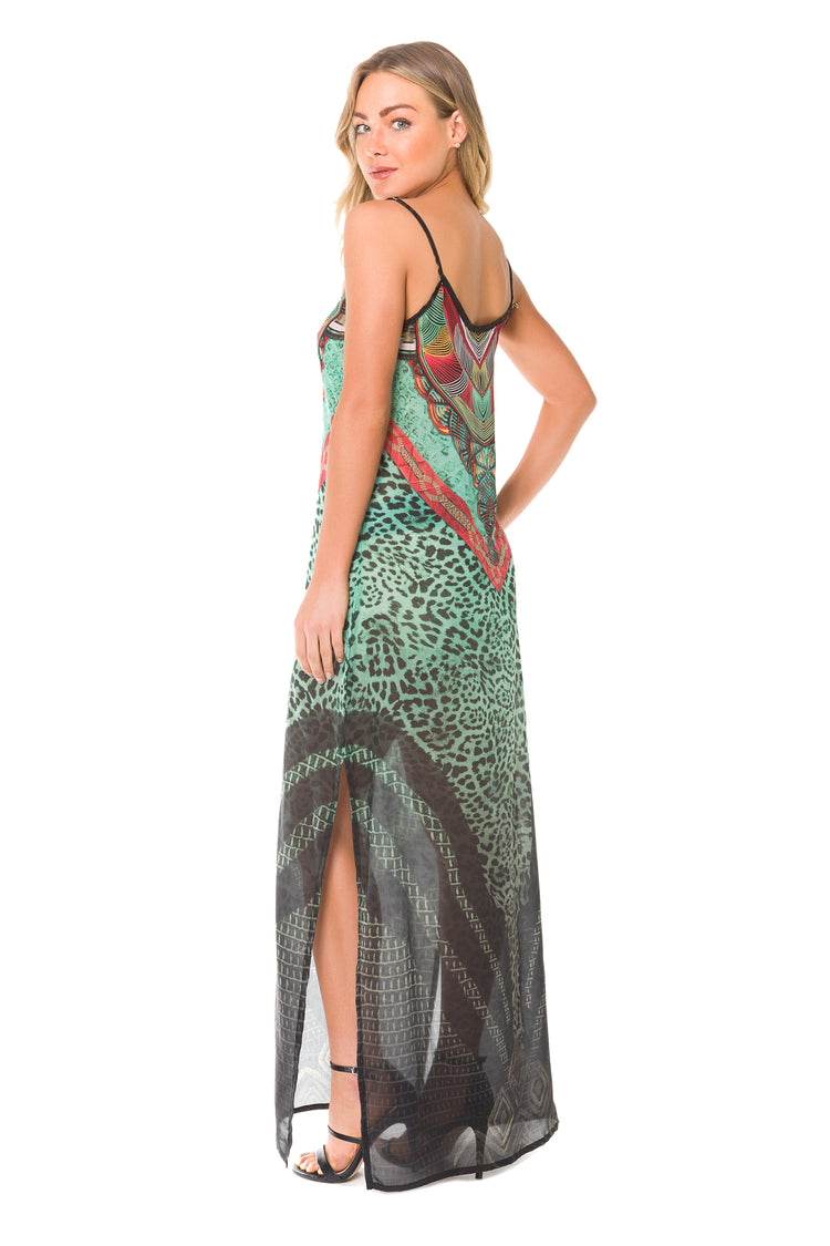 Africa Long Dress - Lybethras Swimwear