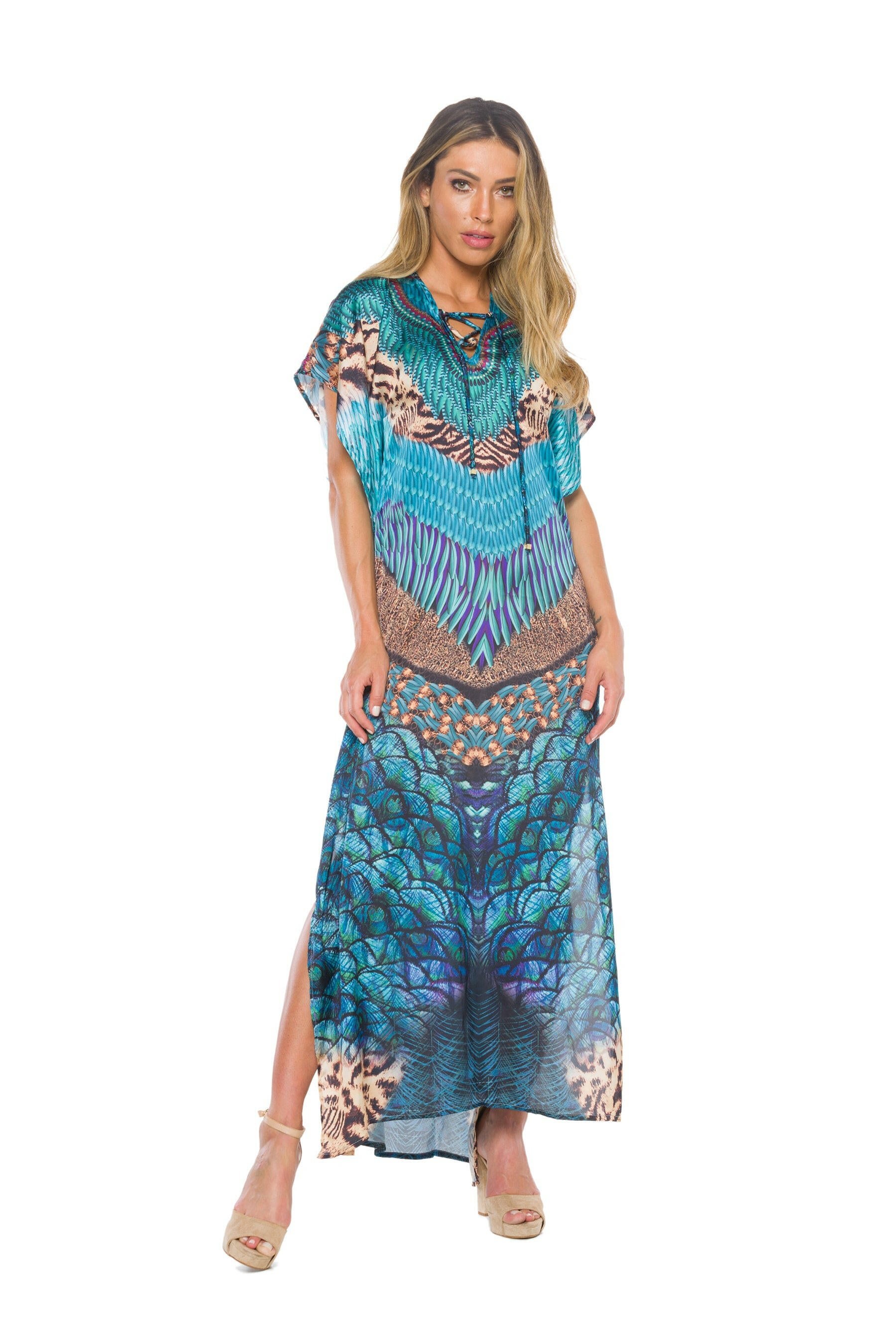 Amazonia Kaftan - Lybethras Swimwear