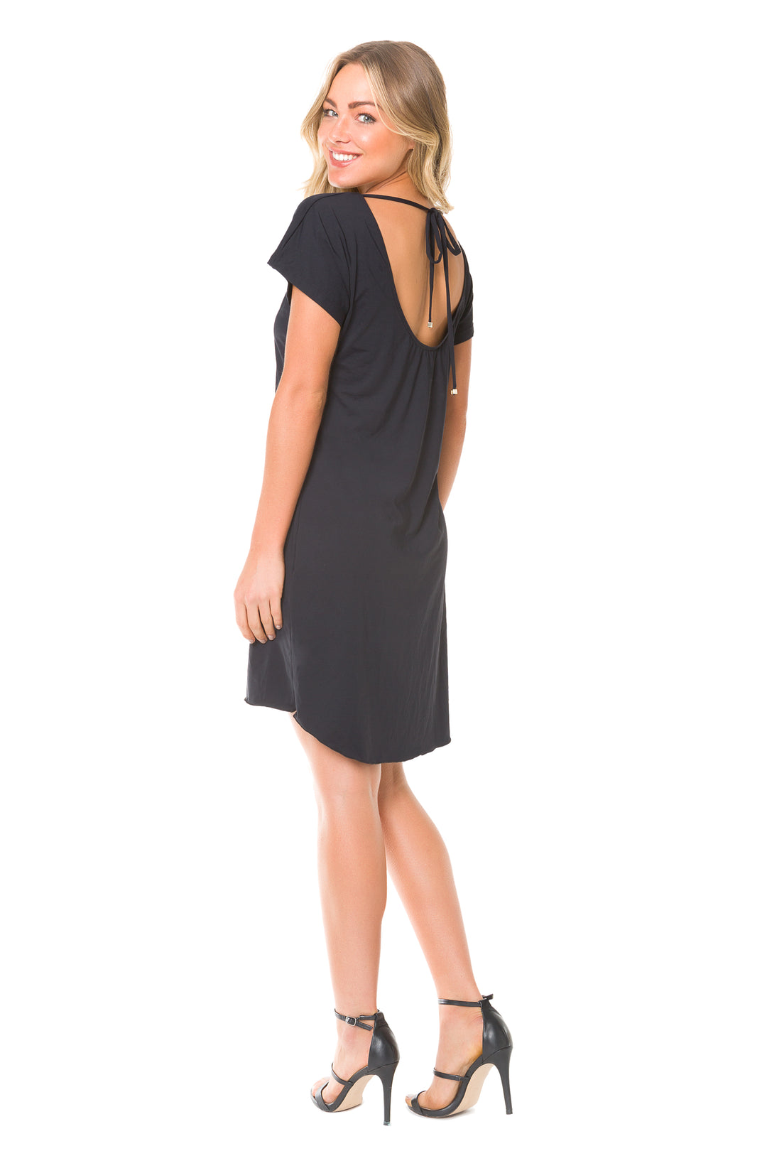 Black Celine Dress - Lybethras Swimwear
