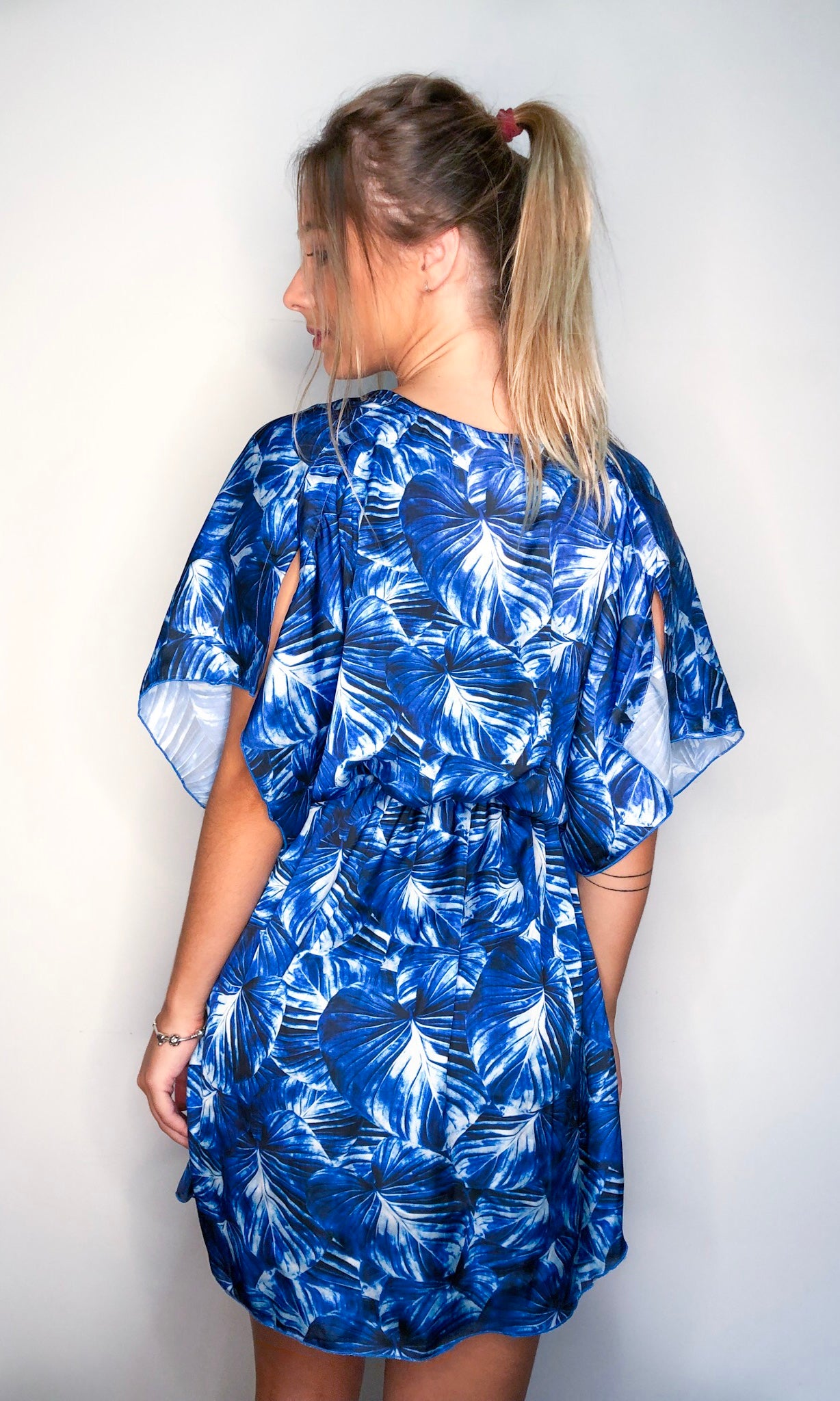 Ruffles Dress Palm Exclusive printed - Lybethras Swimwear